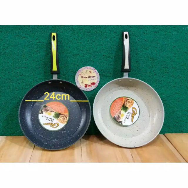 fry pan / frypan teflon calypso / wajan Calypso Penggorengan Anti Lengket Tanpa Minyak 20cm,22cm,24cm-Uk.24