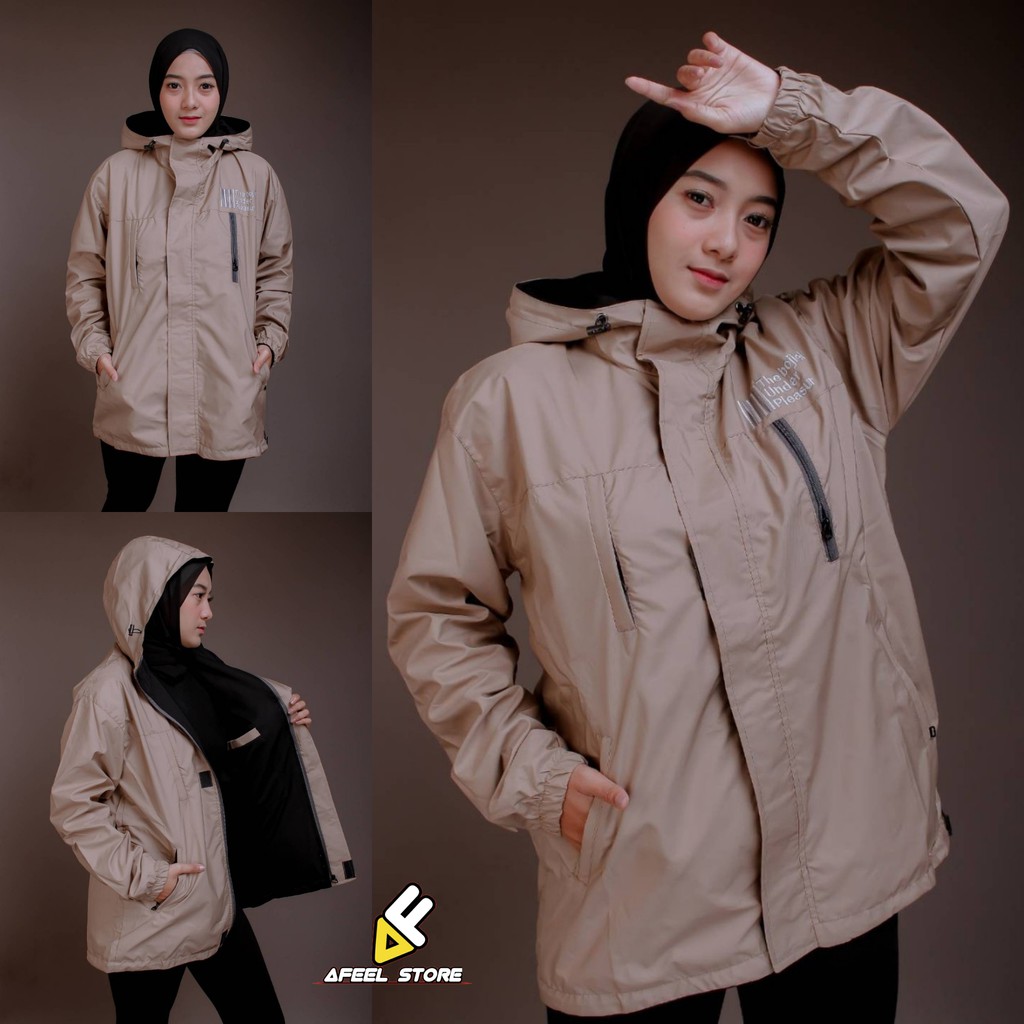 JAKET WANITA OUTDOOR-JAKET PARASUT WATERPROOF ORIGINAL-JAKET PRIA/WANITA