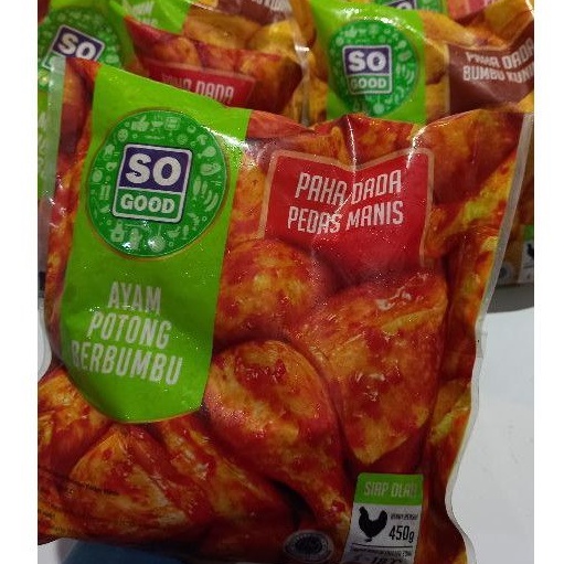 

AYAM POTONG PAHA DADA PEDAS MANIS/BUMBU KUNING