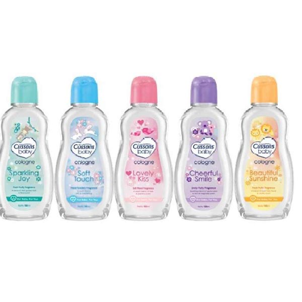 [100ML] [BPOM] CUSSONS BABY COLOGNE 100ML | CUSSON COLOGNE MINYAK WANGI BAYI | LOVELY KISS | CHEEERFUL SMILE_Cerianti