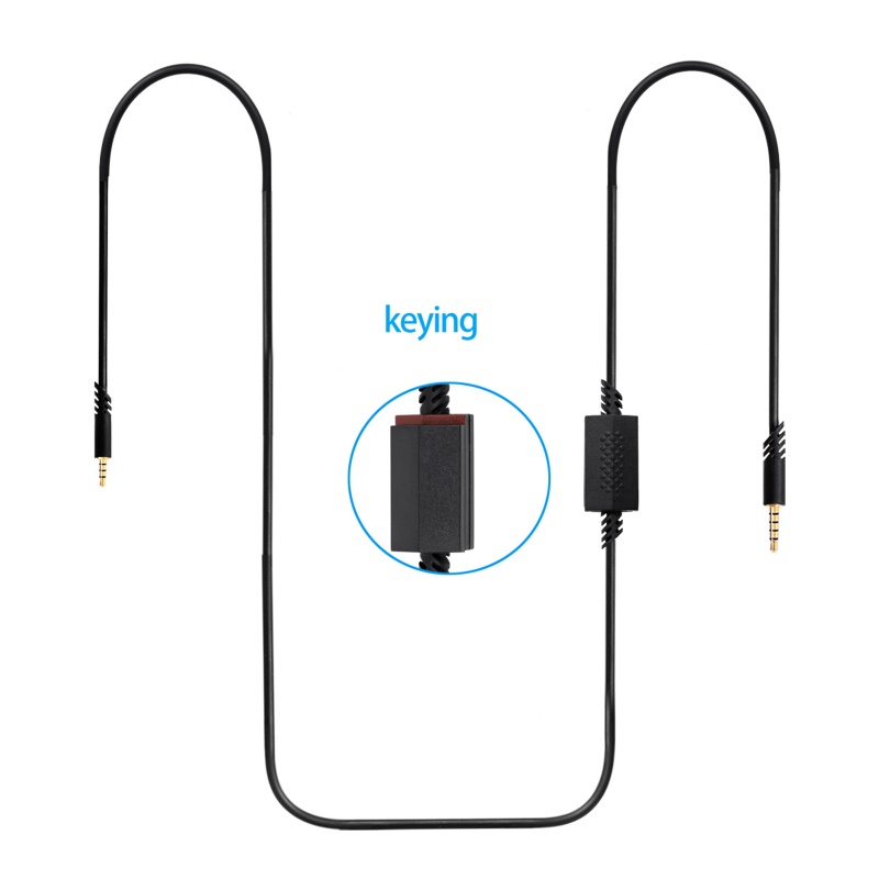 btsg Replaced Audio Earphone Cable with Function for Astro A10 A40 A50 G233 Gaming Headset