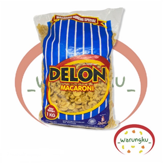 Makaroni/Makroni Mentah Delon Biru Bantet Tidak Mekar 1kg