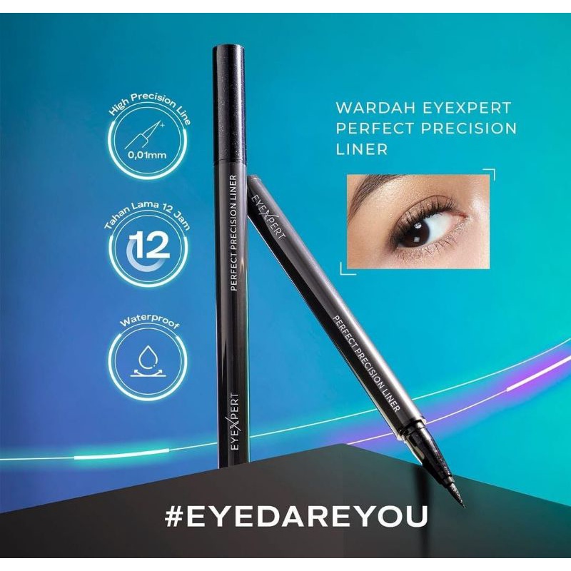 ✿ELYSABETHME✿ Wardah EyeXpert Perfect Precision Liner untuk garis mata anti luntur