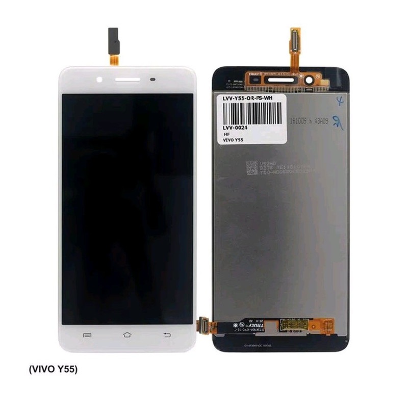 Layar LCD TS Touchscreen Fullset VIVO Y55 1610 BLACK WHITE