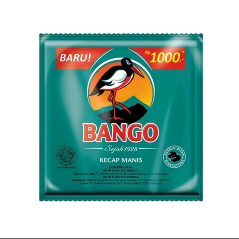 

Kecap Manis Bango Sachet 20 ml