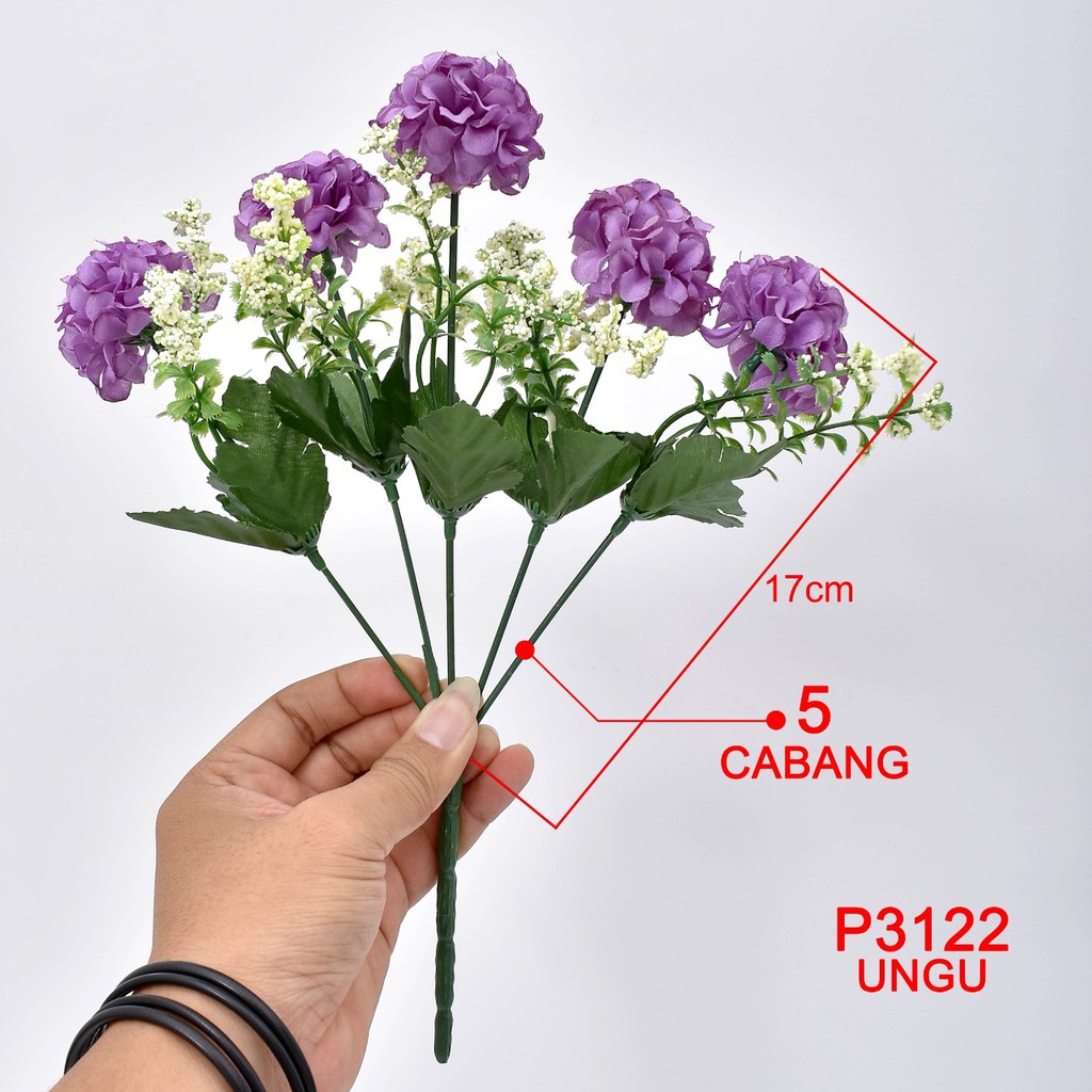 COD / SM.ID BUNGA BUKET BUNGA ARTIFICIAL ROSE BUNGA PALSU IMPORT DEKORASI RUMAH / PESTA P3122-3