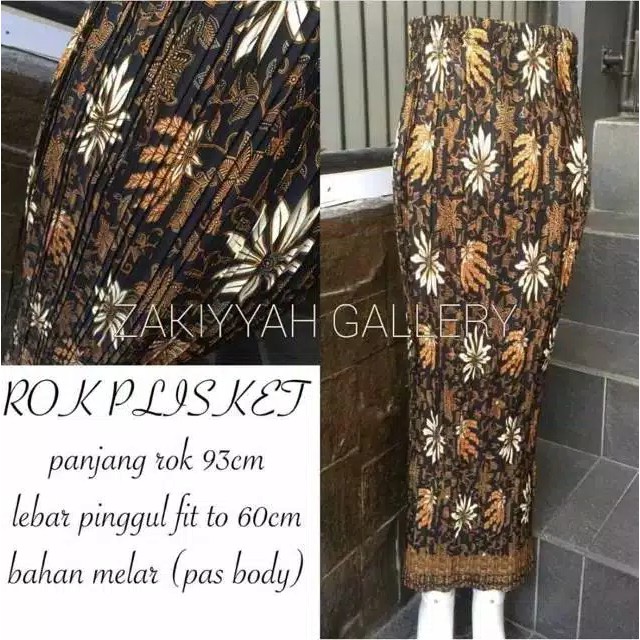 SB Collection Rok Plisket Sophia Maxi Panjang Jumbo Batik Wanita