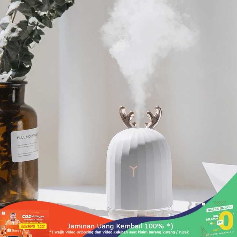 (BISA COD) RVOSTR  Air Humidifier Pelembab Udara Aromatherapy 220ml - -318