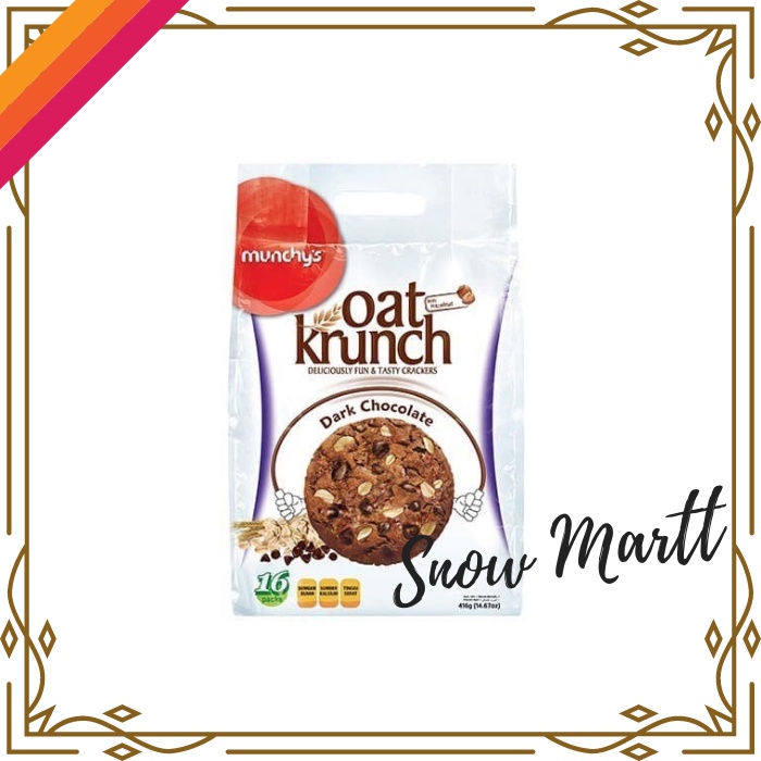 

Oat Krunch Dark Chocolate / Cokelat Gelap 416gr