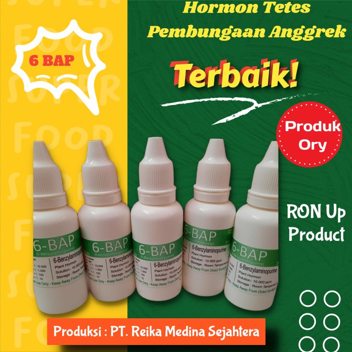 Pupuk 6 BAP Benzylaminopurine Hormon Perangsang Bunga Anggrek 30 ml