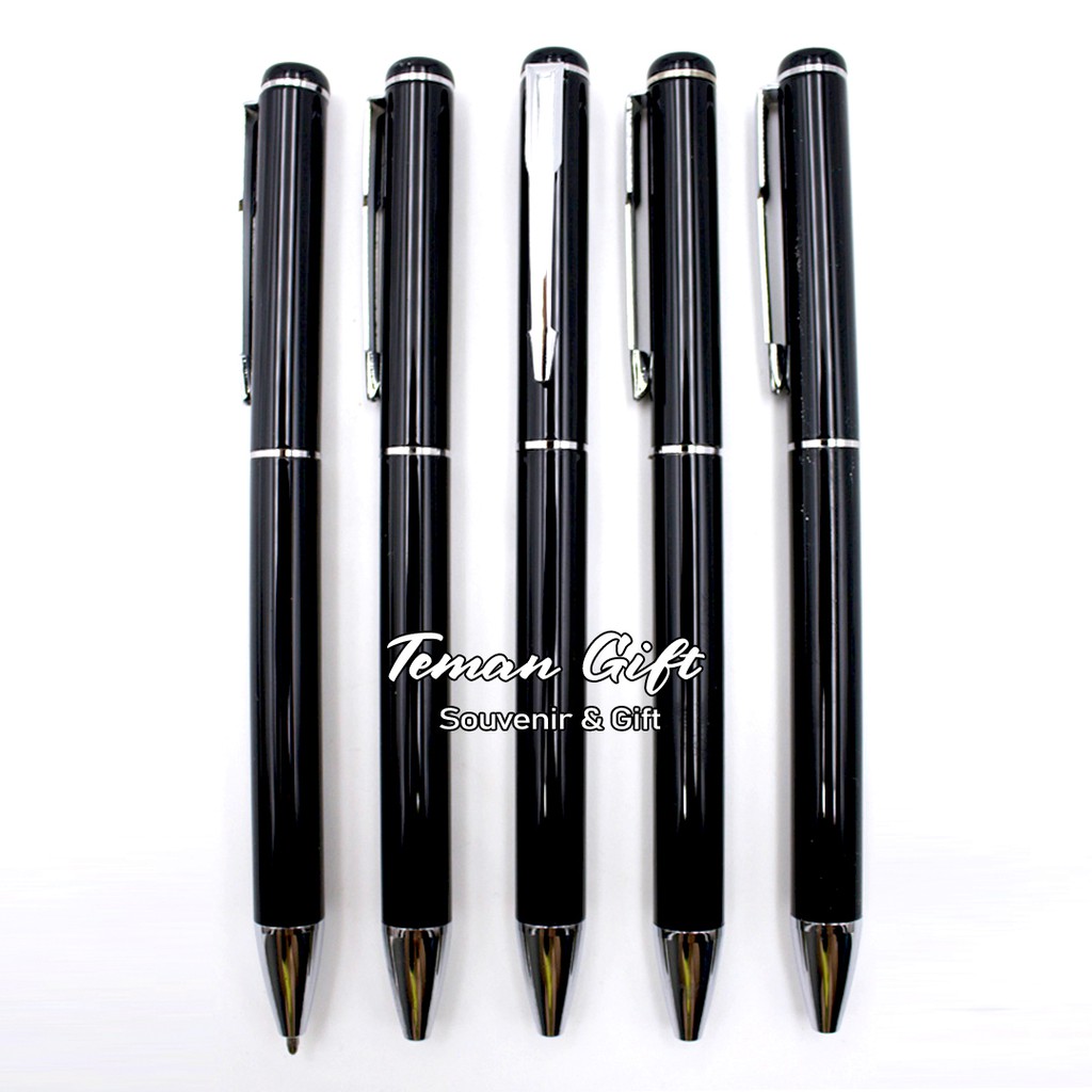 

Pen Metal Pulpen Stainless Custom Laser Grafir Logo Nama Besi Souvenir Promosi Ballpoint Putar PM03