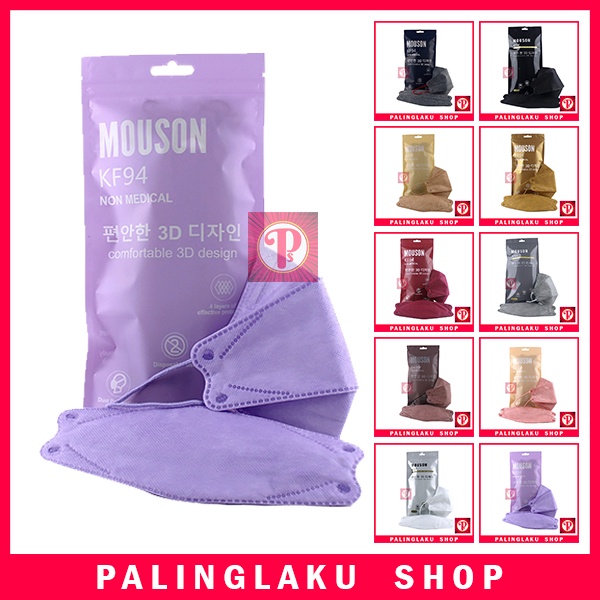 Masker Mouson KF94 isi 10 Masker KF94 Warna