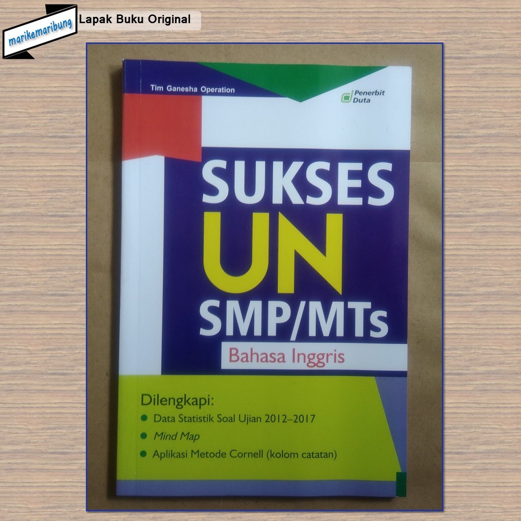 Buku Soal UN Bahasa Inggris SMP