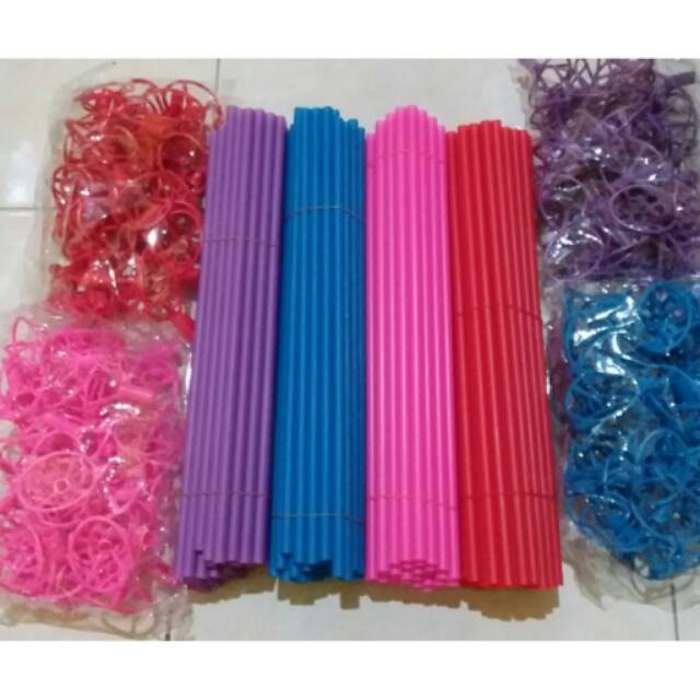 Stik Foil + cumcum per 5 biji ( warna mix sesuai stok)