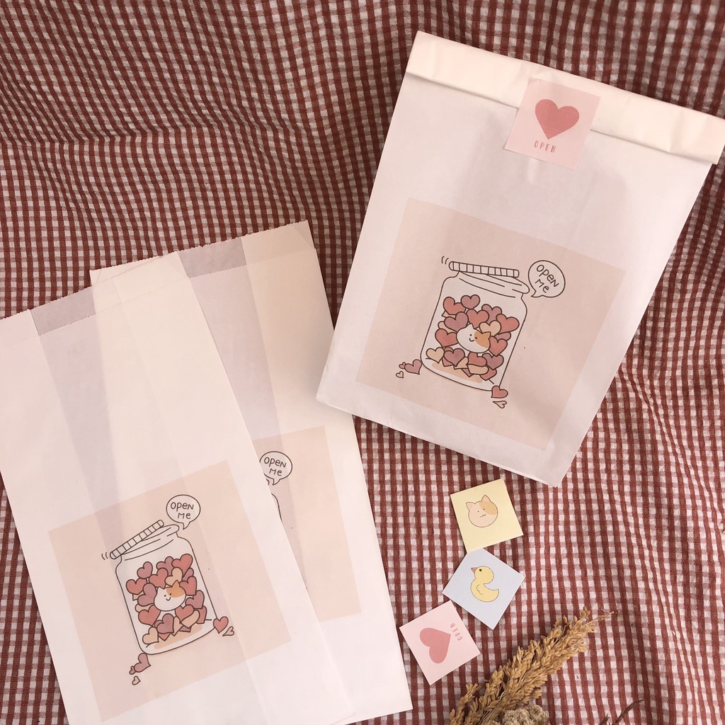 

Packaging Amplop Putih motif Open Me cato | Packaging amplop aesthetic vintage