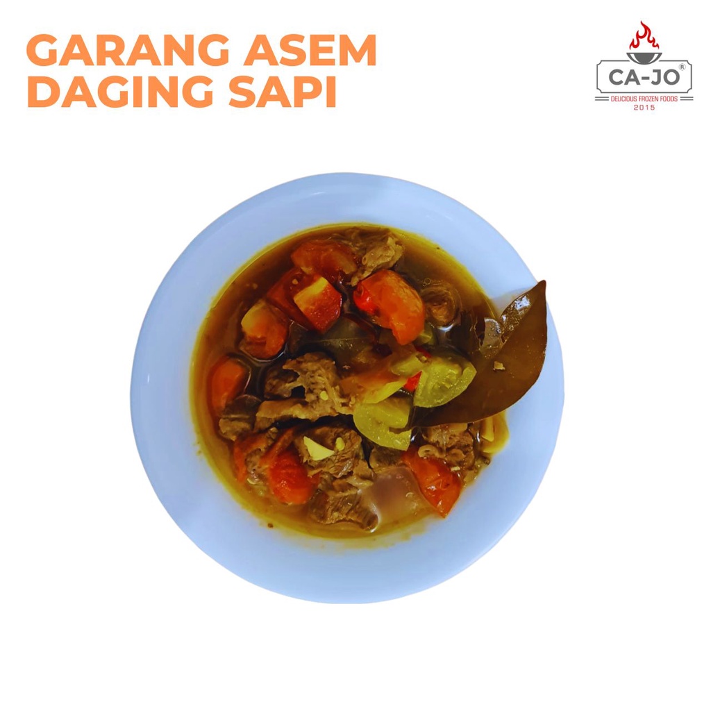 

Makanan Instan / Garang Asem Daging Sapi 400 gram / Frozen Food