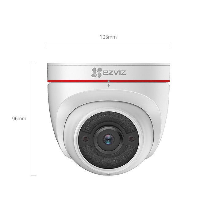 EZVIZ C4W Dome 1080P Outdoor Smart IP Camera CCTV with Active Defense Garansi Resmi