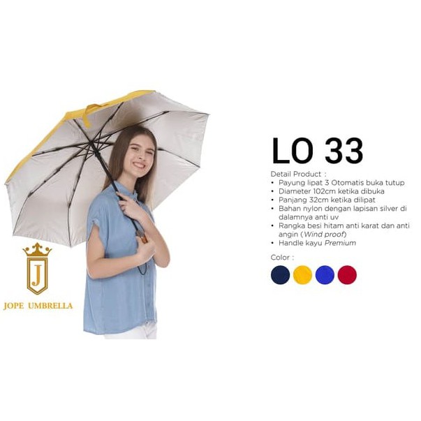 PAYUNG LIPAT OTOMATIS KUALITAS  PREMIUM JOPE UMBRELLA ORIGINAL |LO33