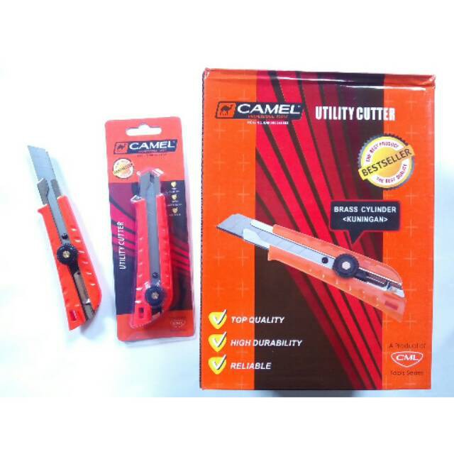 

PROMO!!! PISAU CUTTER MODEL PUTAR MERK CAMEL
