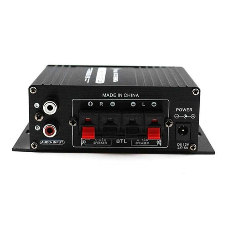 Kerndy HiFi Mini Stereo Car Amplifier Treble Bass Booster AK-170