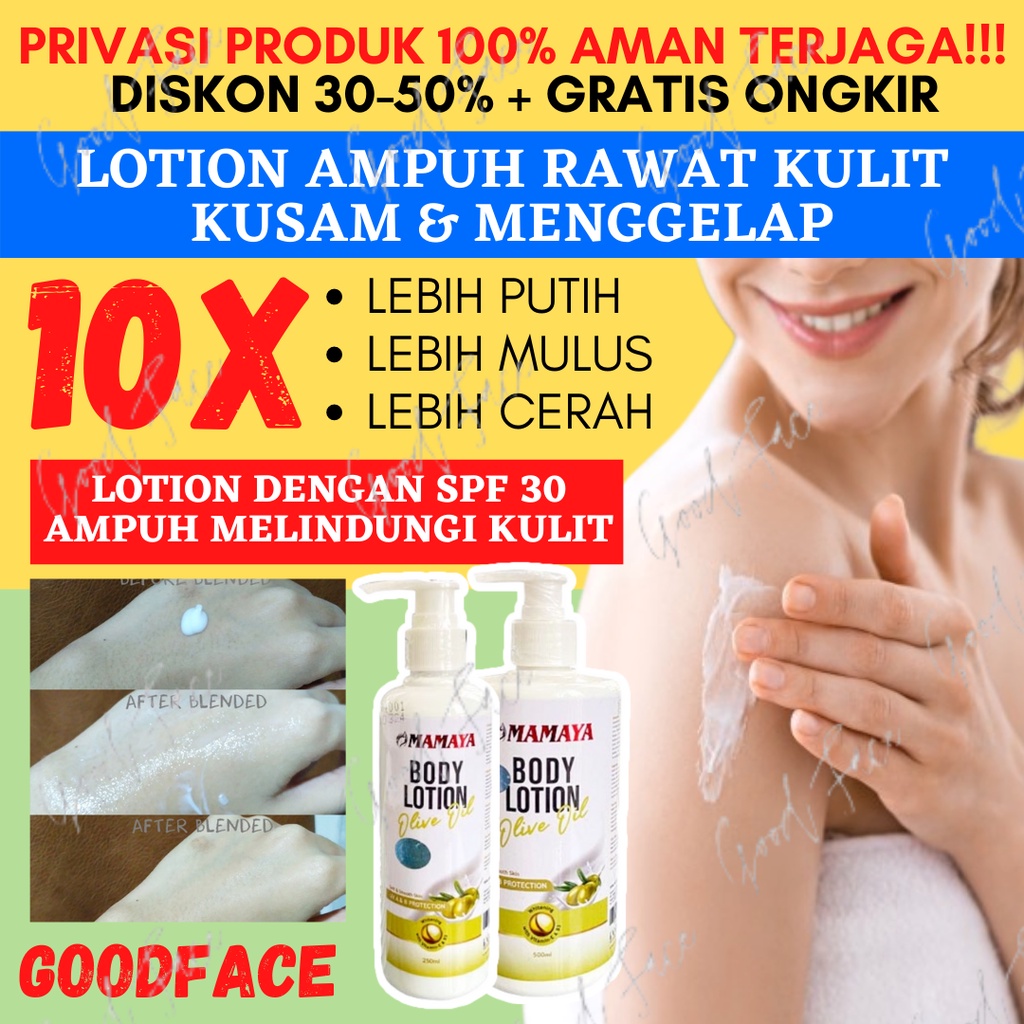 BODY LOTION PEMUTIH BADAN MAMAYA BODY LOTION Rice Milk 250ml