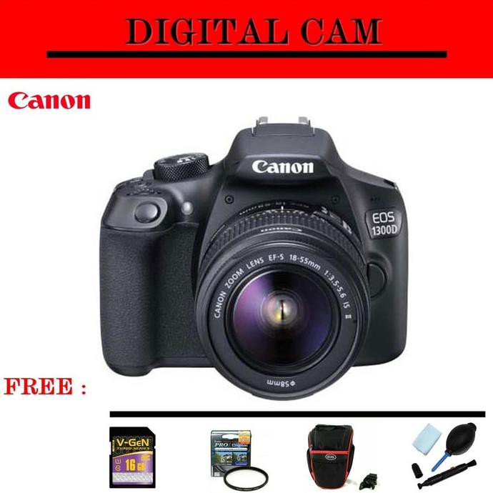 KAMERA CANON 1300 D KIT 18-55MM / CANON EOS 1300D / EOS 1300D murah