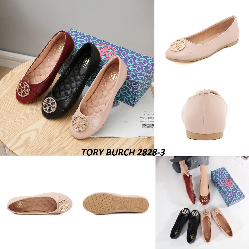 SEPATU WANITA FLAT SHOES KULIT 2828-3