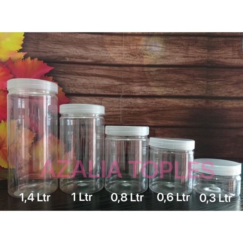 Jual Toples Plastik Tabung 750 Ml Toples Plastik Tabung 075 Ltr Toples Plastik 750 Ml 9419