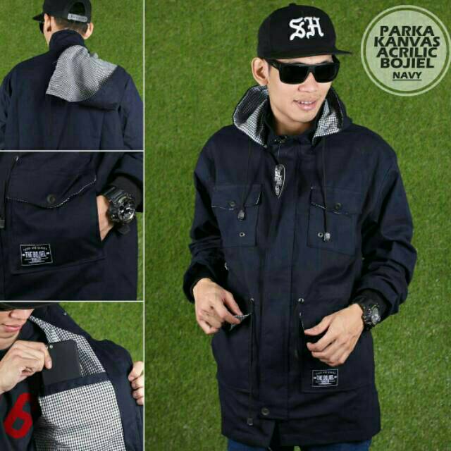 PROMOOOO JAKET PARKA  KANVAS PREMIUM THE BOJIEL / JAKET PARKA PRIA