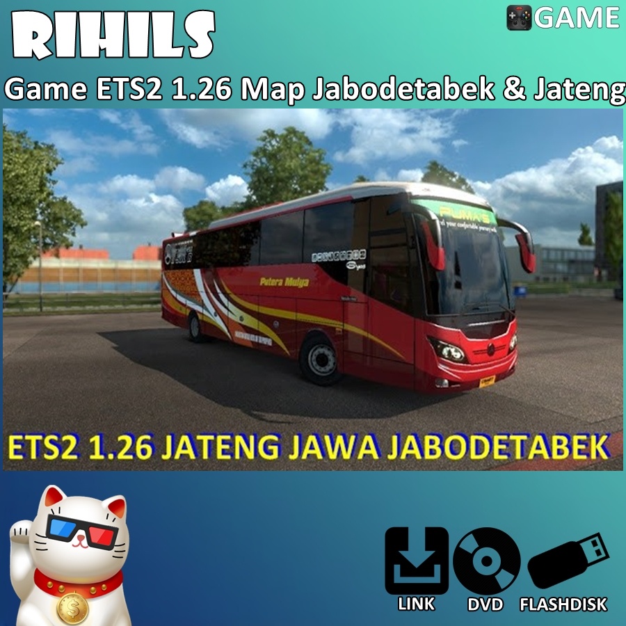 Game ETS2 1.26 Map Jateng Jawa dan Jabodetabek untuk PC Laptop