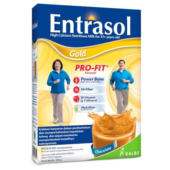 

ENTRASOL GOLD COKLAT 185G