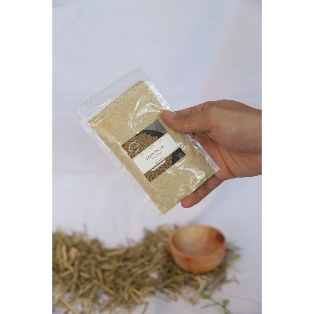 

50 gr LADA PUTIH BUBUK - White Pepper Powder Mbok Rempah