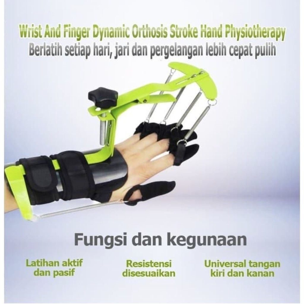 Alat terapi Stroke Dynamic Orthosis Stroke Fingers Hand Physiotherapy Fisioterapi