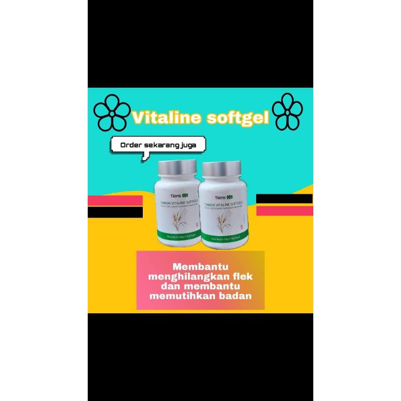 Vitaline Softgels Tiens | Produk Kecantikan | Produk Kesehatan | Produk Herbal