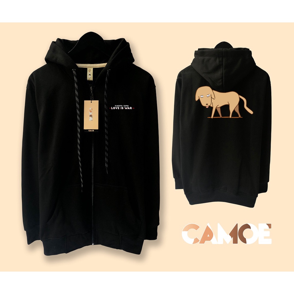 Jaket Hoodie Zipper Anime Kaguya sama love is war dog pesu