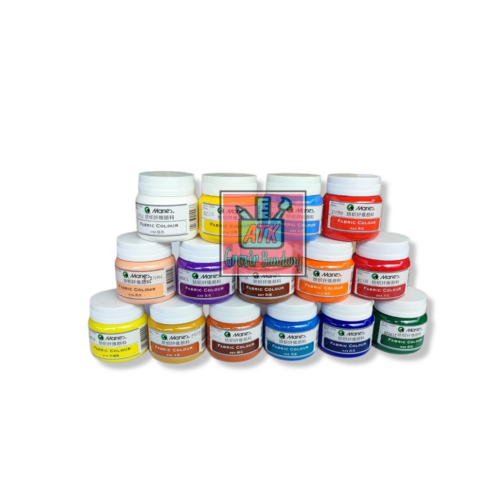 

Maries Fabric Colour A-1050 - 50 ML / Maries Cat Kain 50 ML Berbagai Warna – Satuan SHAGB