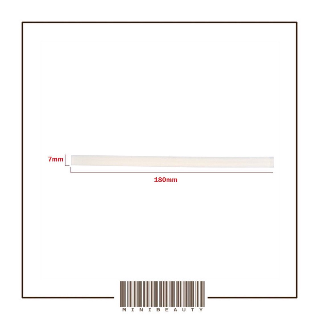 isi ulang lem tembak ukuran 7mmx18cm refill glue gun stick hot melt lilin bening cair panjang 18cm 10W 20W