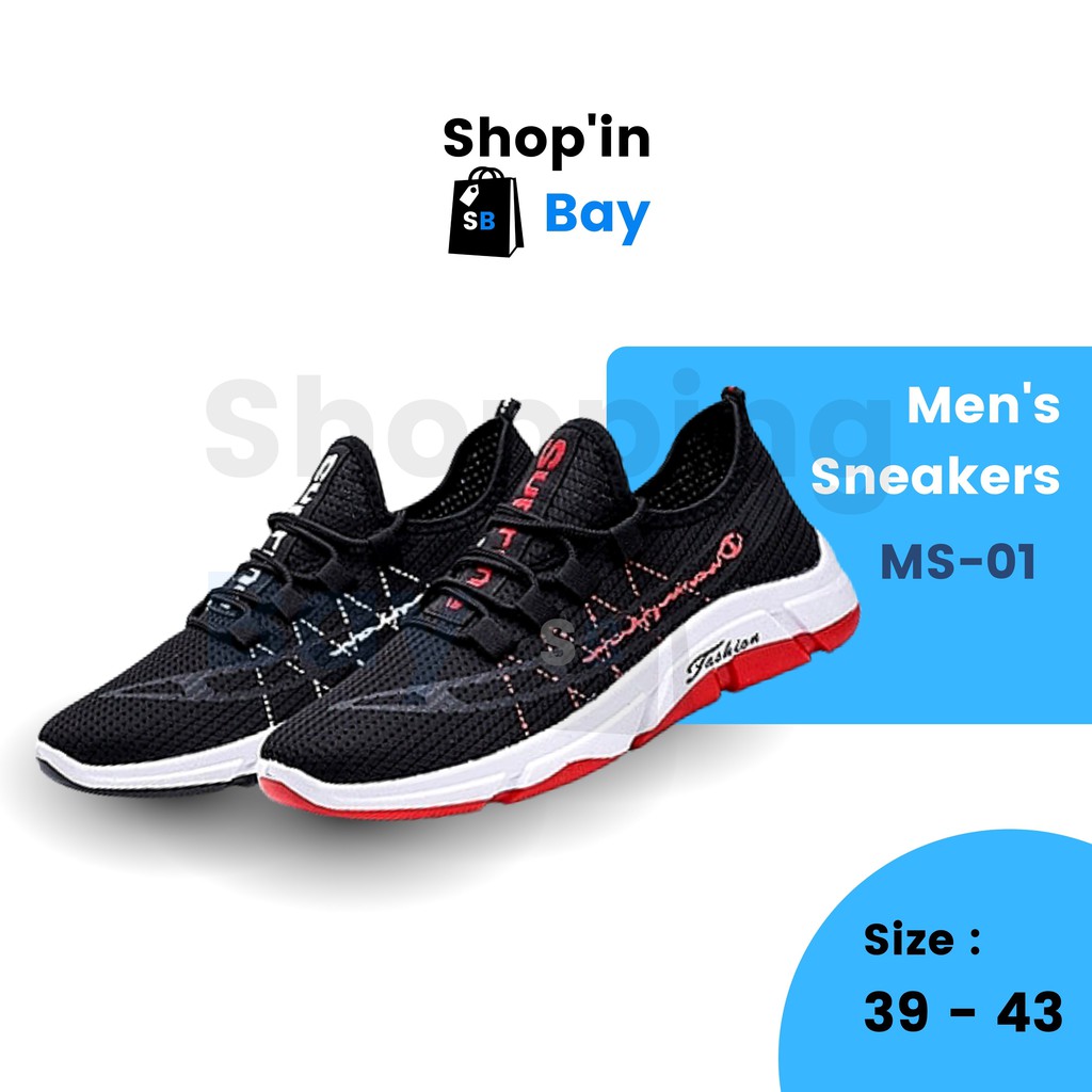 [SB] MS-01 Sepatu Import Sneakers Pria Import Running Shoes Casual Fashion Sepatu Kasual