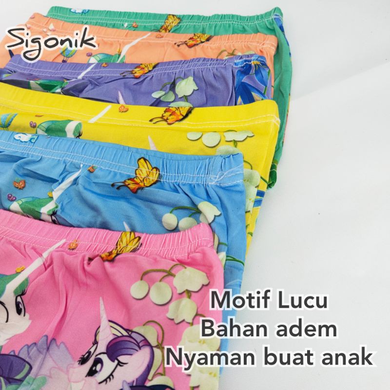 Boxer CD Celana Dalam Wanita Anak Perempuan Bonita M L XL Cewek SD TK Nyaman Murah Adem