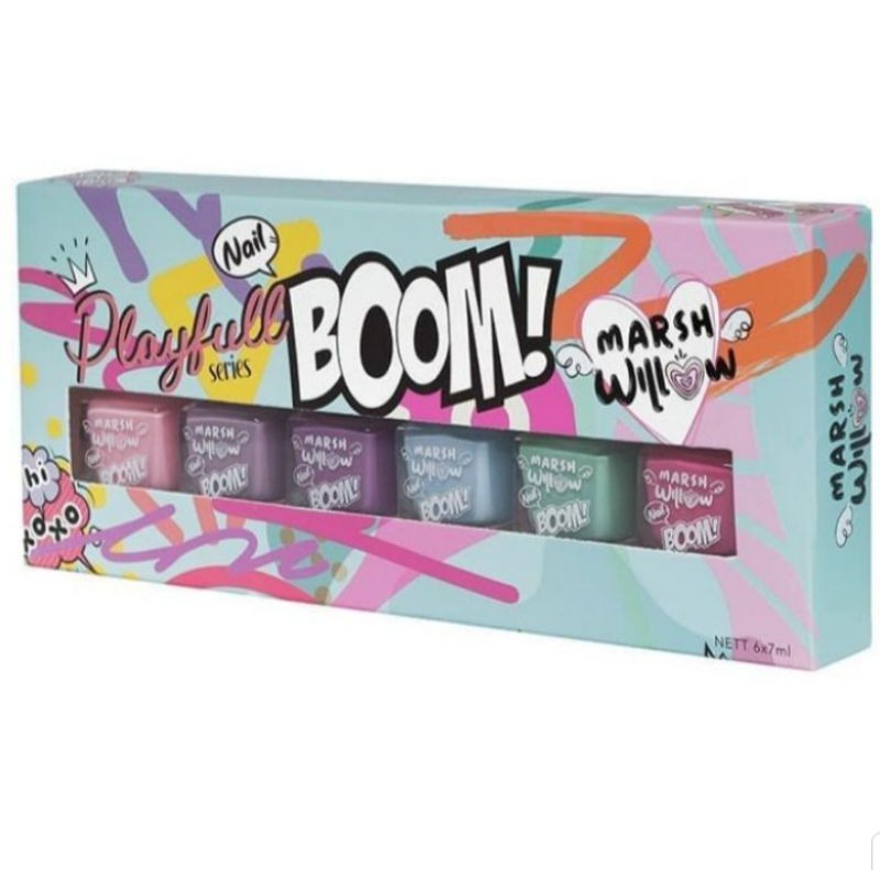 KUTEK MARSHWILLOW SET - MARSHWILLOW NAIL BOOM PLAYFULL SERIES SET - CAT KUKU MARSHWILLOW