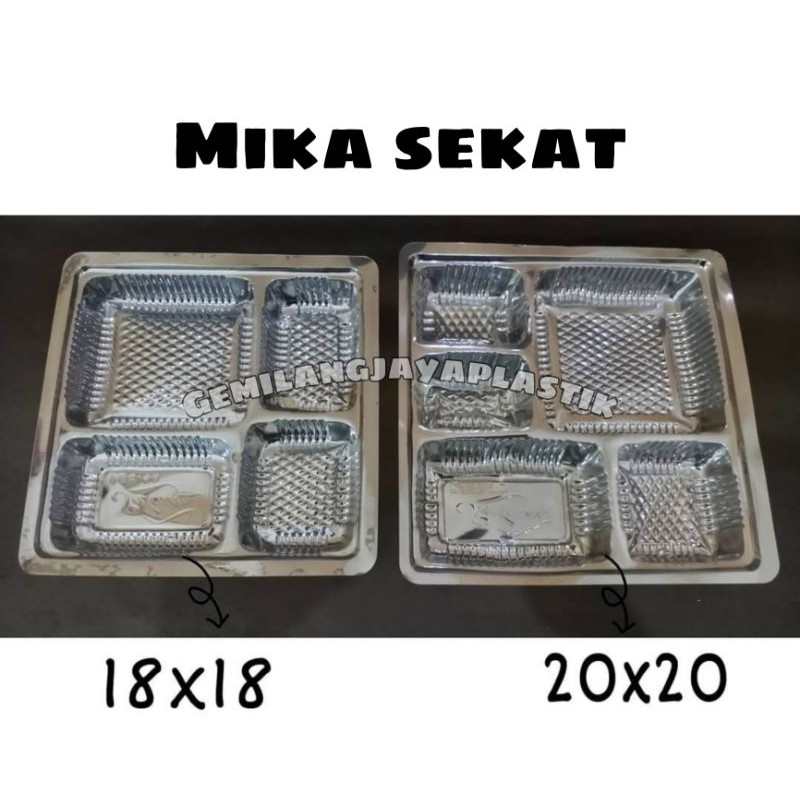 MIKA UKURAN 18×18/20×20 UNTUK DALAM DUS NASI 18×18/20×20 MIKA SEKAT