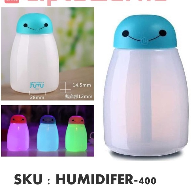 Air Mist Humidifier Aroma Terapi Diffuser Essential RGB Ultrasonic 400