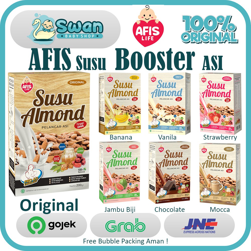 Afis Susu Almond / Pelancar Asi / Booster Asi