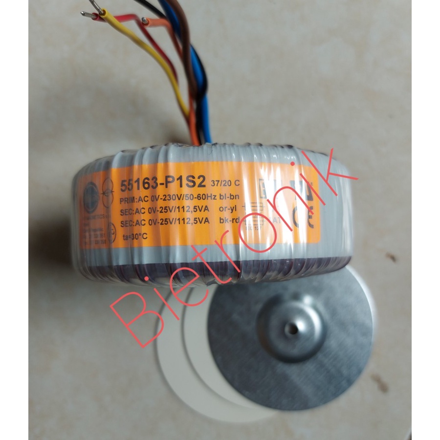 Transformer Toroidal Dual Output 25VAC 55163-P1S2 Original TALEMA