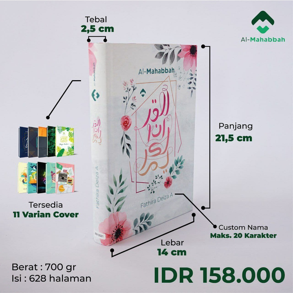 

A5-Al Qur'an Al Mahabbah/ Terjemahan & Latin / Bebas Costume