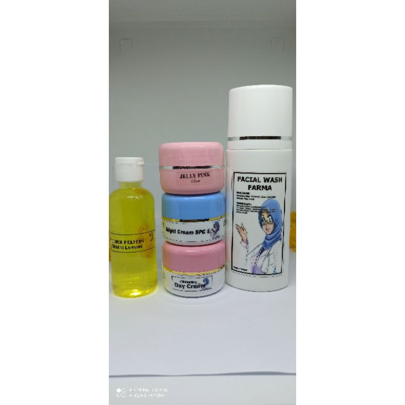 Cream spc % Glowing isi 5 jelly pink, toner pink)