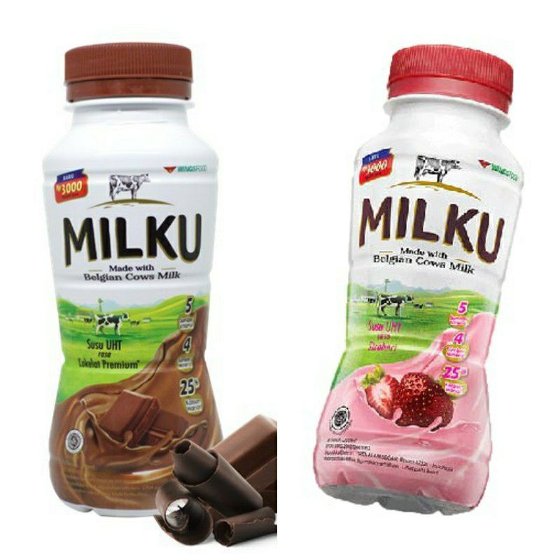 

MILKU SUSU UHT COKLAT MILKU STRAWBERRY PREMIUM HARGA UNTUK 1 BOTOL