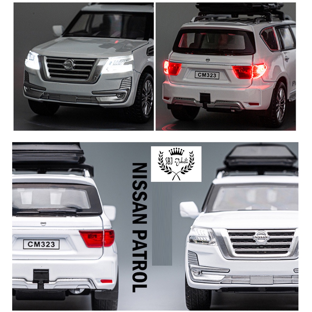 Diecast Miniatur Mobil NISSAN PATROL Skala 1:32 Metal Series