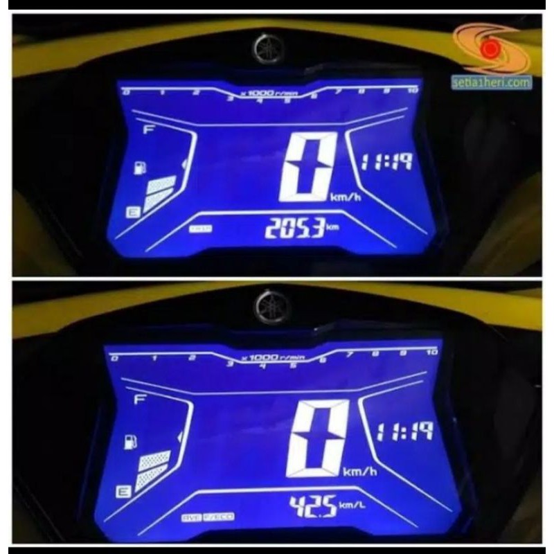 Sunburn LCD speedometer Aerox /polarizer lcd speedometer Aerox dan speedometer lexi