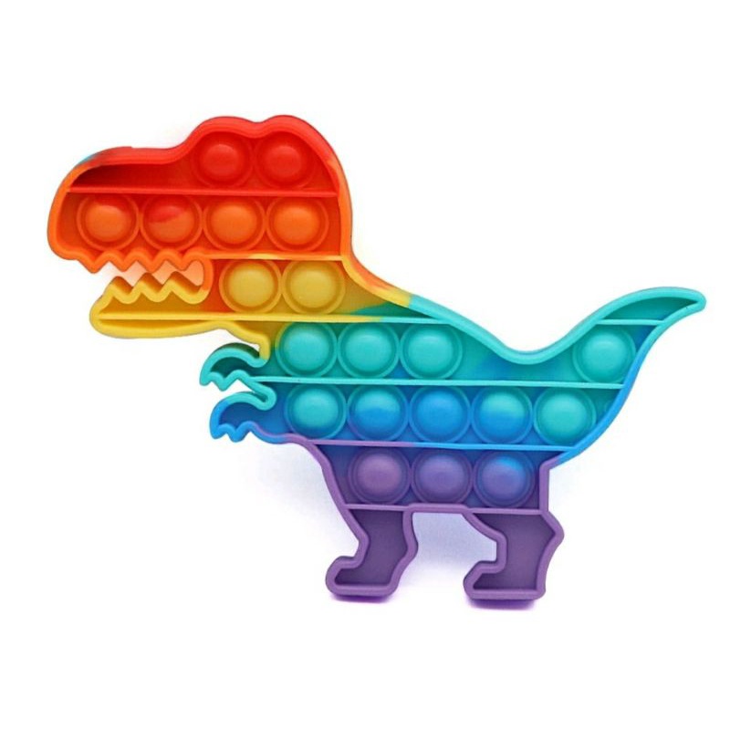 POP IT MAINAN ANAK VIRAL | DIAMETER 11-12 CM-Dino
